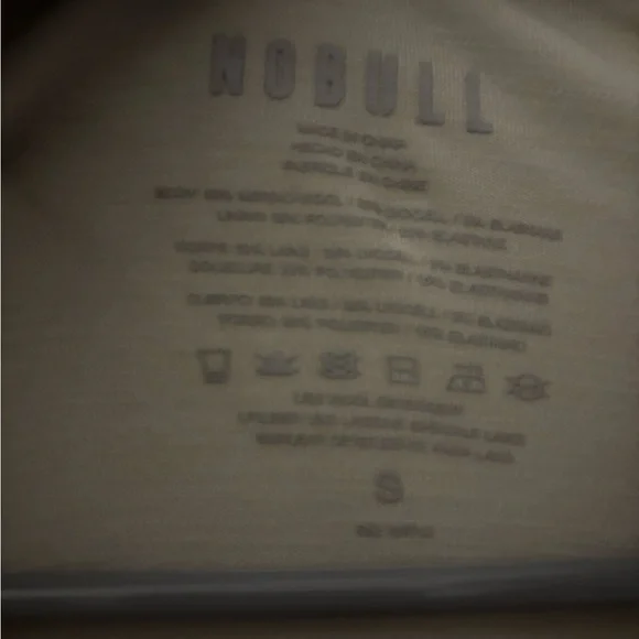 NOBULL Light Beige Logo Half-Zip Pullover - Picture 2 of 2